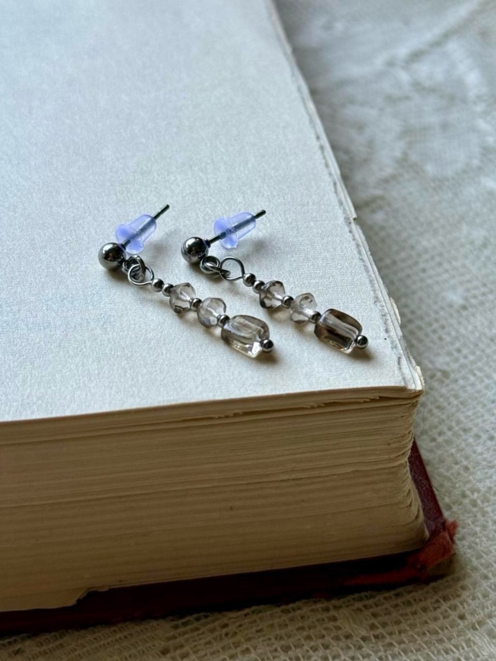 Dainty Smoky Quartz Earrings
